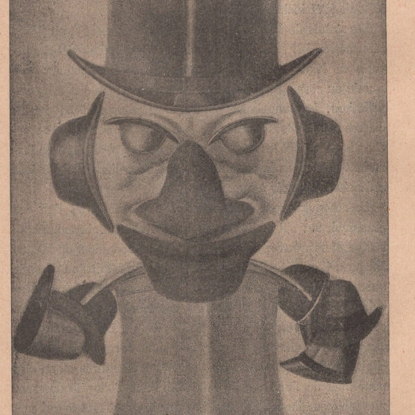 Il cappellaio, xilografia dell'800