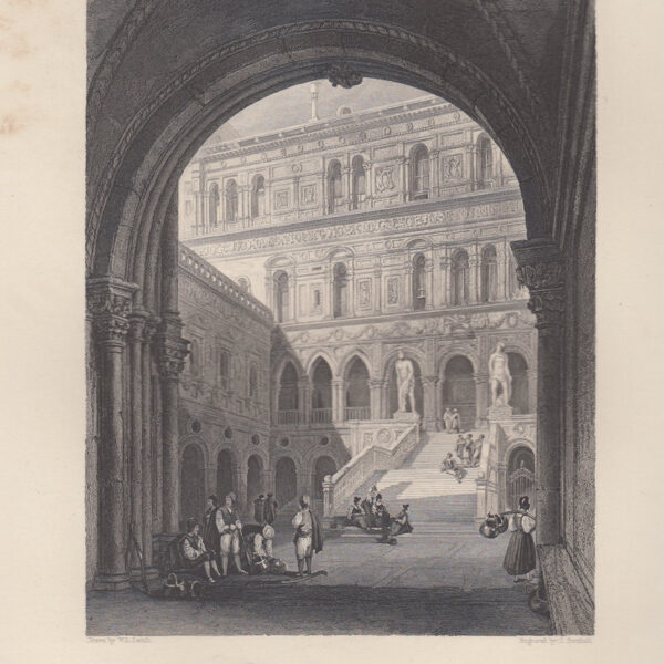 Venezia, Scala dei Giganti, 1850