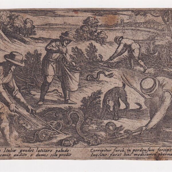 Antonio Tempesta Caccia al serpente, 1590