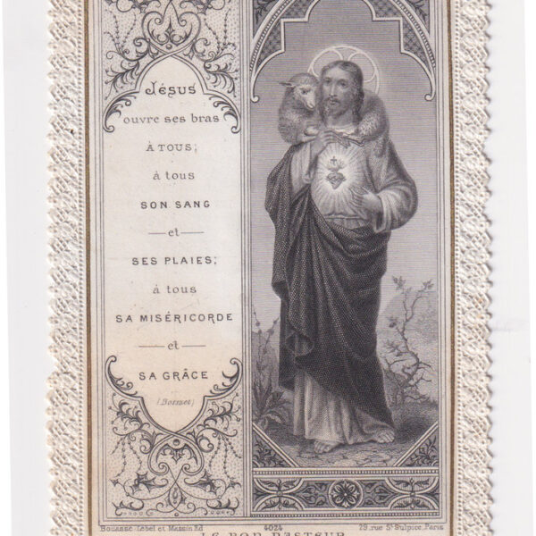 Gesù, buon pastore, Canivet, 1830-50