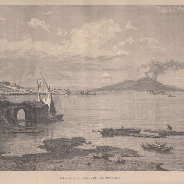 Napoli e il Vesuvio, Frommel, 1885