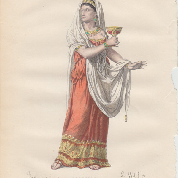Maschera del teatro francese, Corneille, Rodogune, 1873
