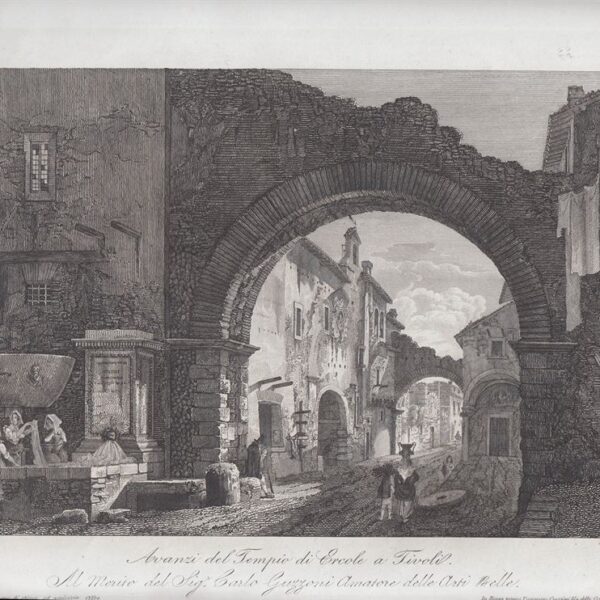 Tivoli, Tempio di Ercole, 1843