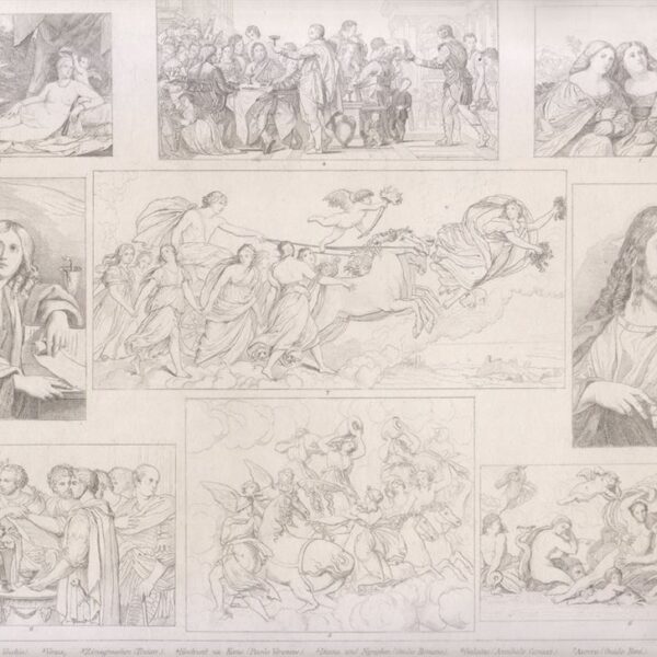 Tiziano, Veronese, Giulio Romano, Carracci, Reni, 1850