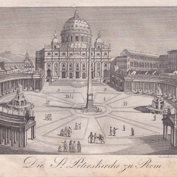 Roma, Piazza S.Pietro, 1830