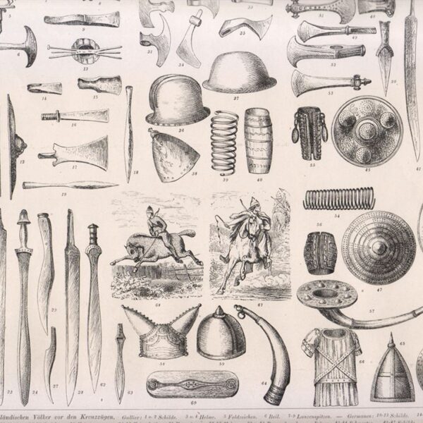 Strumenti da guerra, 1850