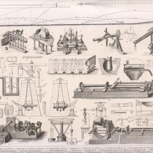 Strumenti da guerra, 1850