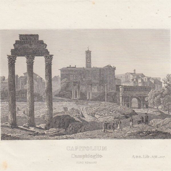 Roma, Campidoglio, C.Frommel, 1829