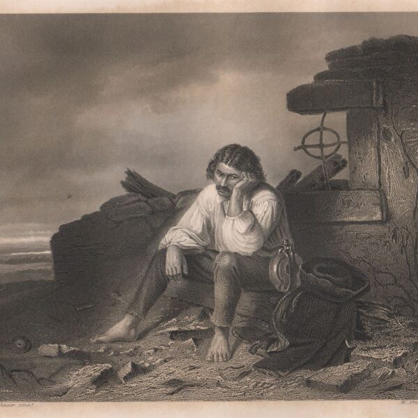 Il naufrago, W.French, 1850
