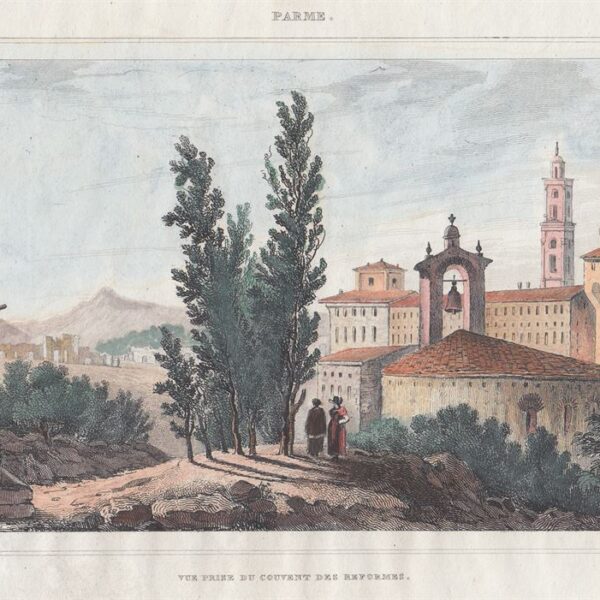 Parma, veduta dal convento, 1834