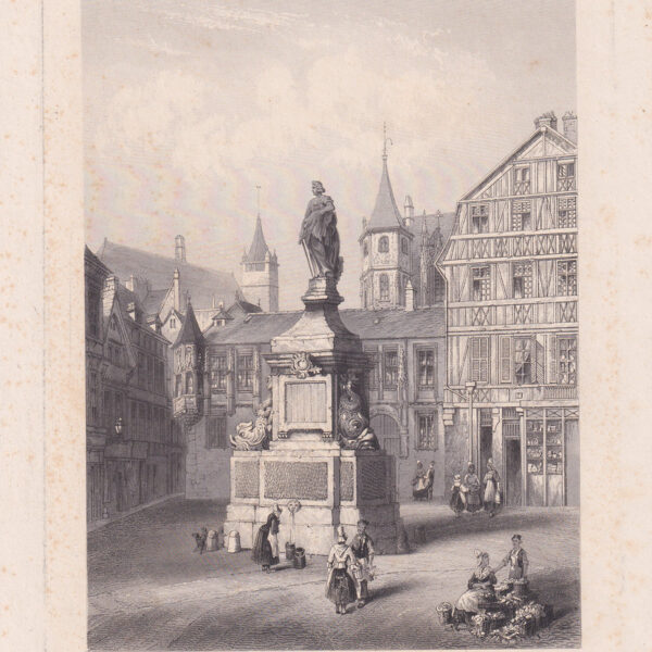 Rouen, Monumento a Giovanna D'Arco, 1850