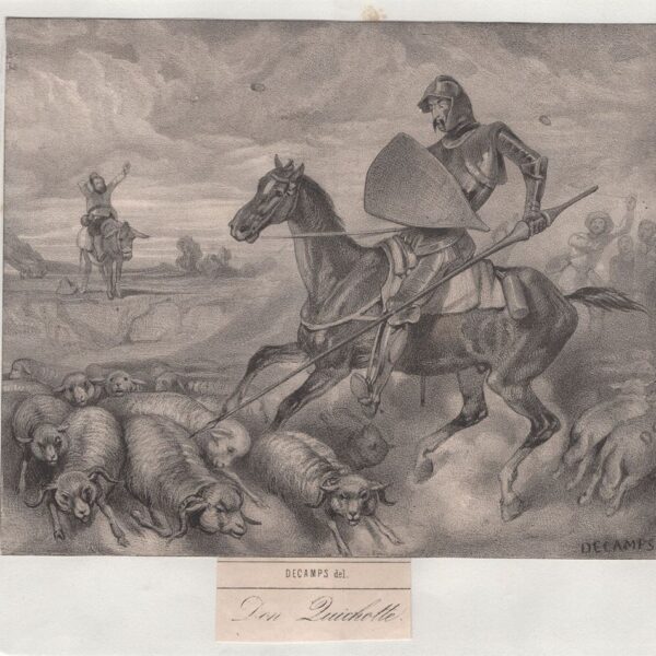 Don Chisciotte contro le pecore, 1840