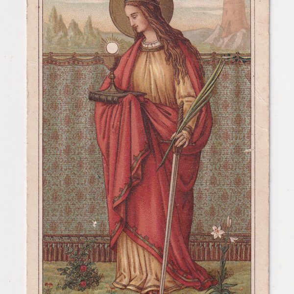 S.Barbara, Santino del XX sec.