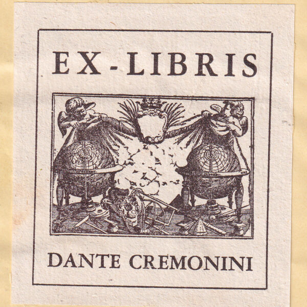 Dante Cremonini, ex-libris XX secolo