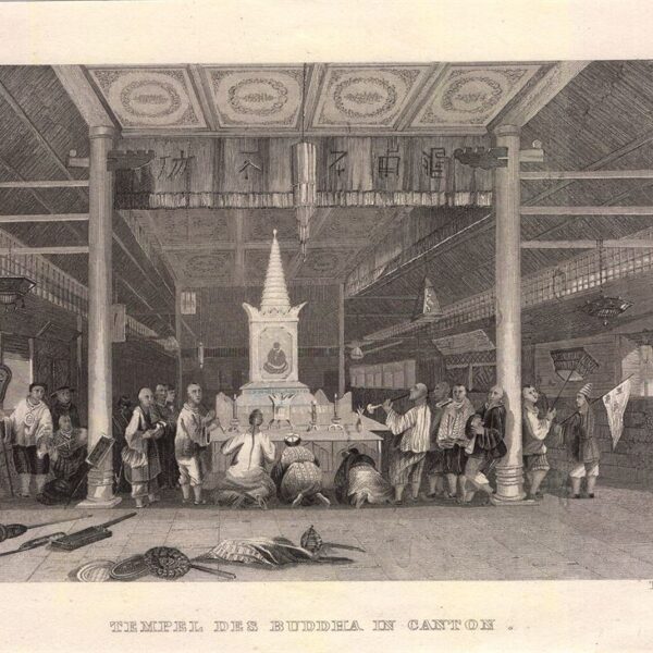 Tempel des Buddha in Canton Cina