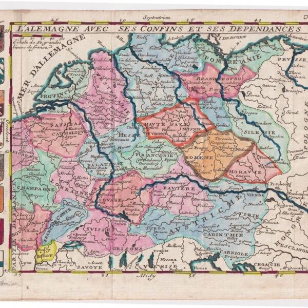 ​M. Demasso, Mappa della Germania, 1700