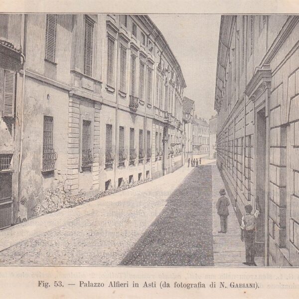 Asti, Palazzo Alfieri, 1890