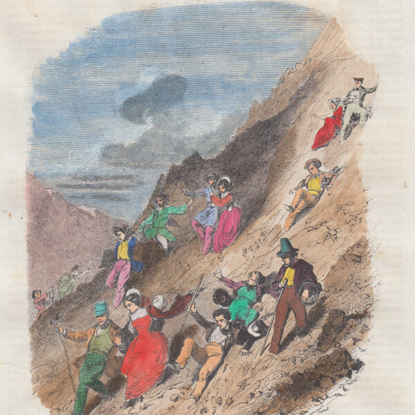 Discesa dal Vesuvio, 1846