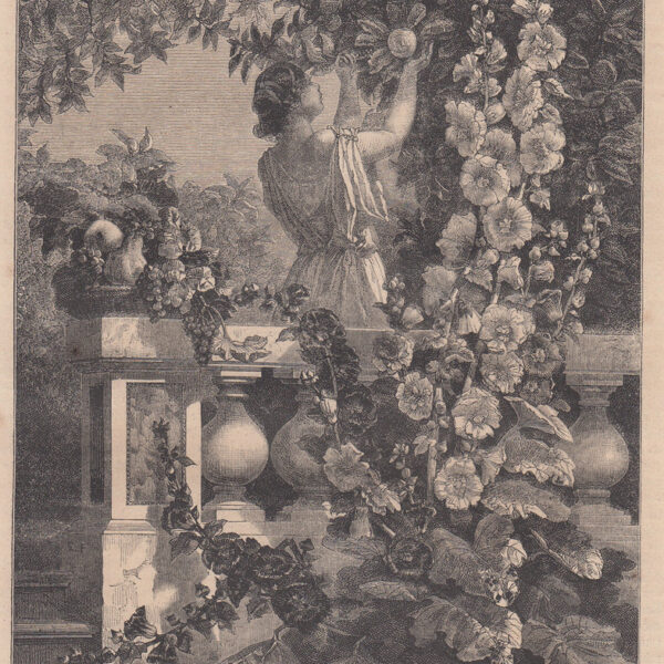 M.Emile Faivre, June fille cueillant des fruits, 1861