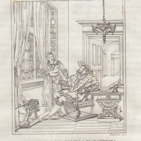 Francesco I e sua sorella Margherita, 1839