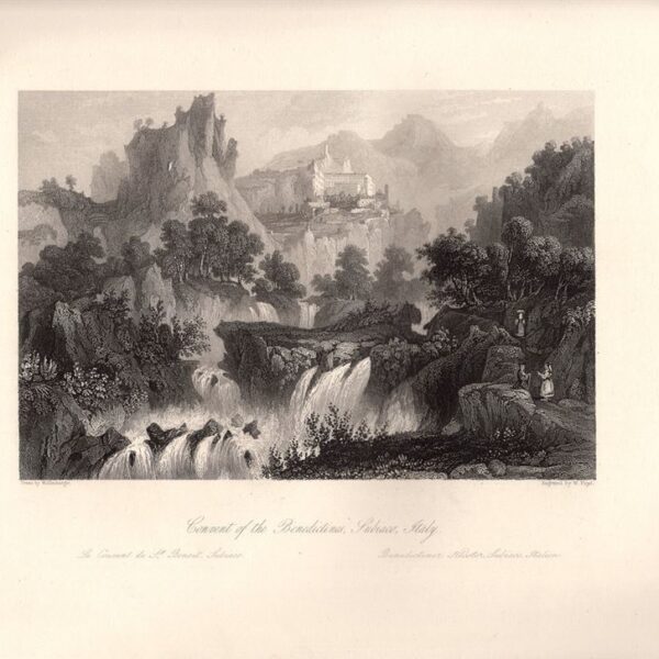 Subiaco, Cascate, 1850