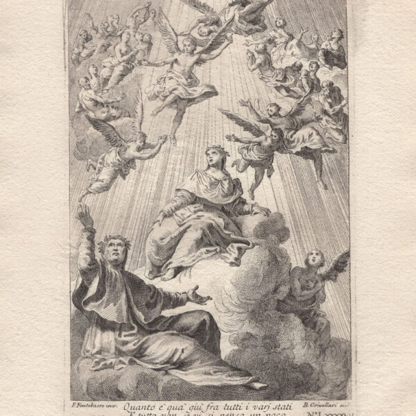 Paradiso, Dante e Beatrice, Angeli, 1757