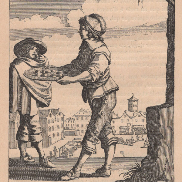 Il Pasticciere, xilografia dell'800