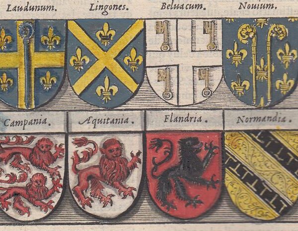 1575 Cosmografia Universale, I Pari di Francia