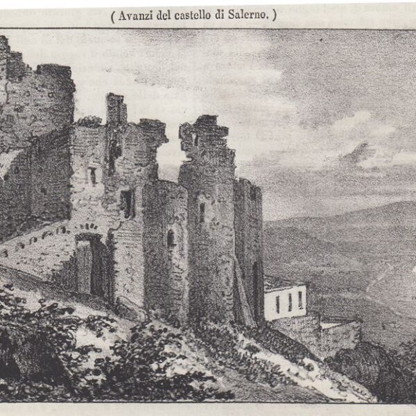 Salerno, Avanzi del castello, 1838