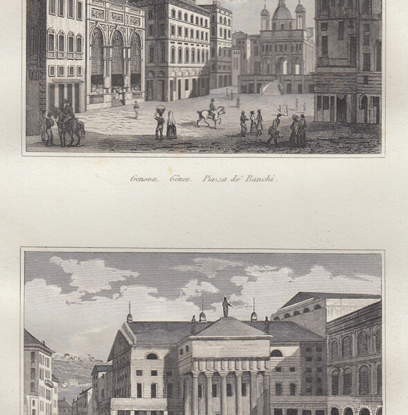 Genova, Piazza de Banchi, 1834