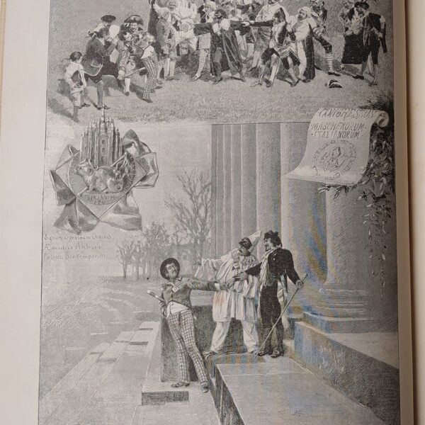 Il Carnevale di Milano, Le Maschere Italiane, 1884