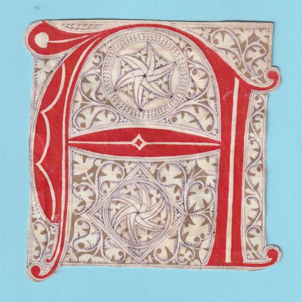 Capolettera miniata da antifonario del XV-XVI secolo