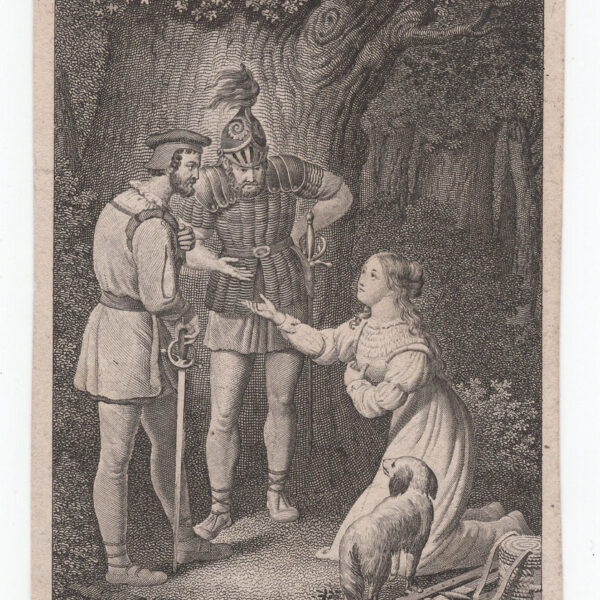 Piccola incisione del XVIII-XIX s