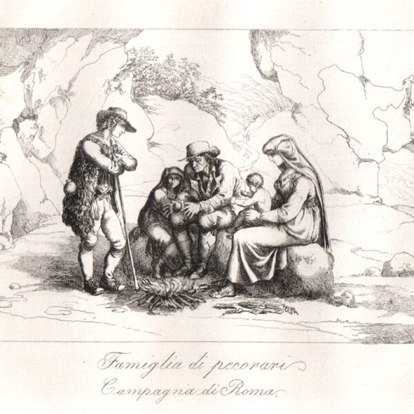 Famiglia di Pecorari, Bartolomeo Pinelli, 1840