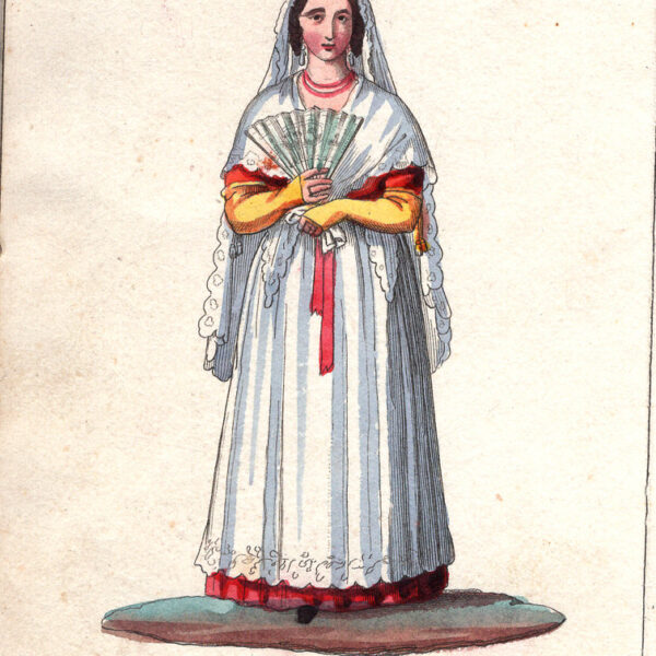 Donna di Frascati, acquarello