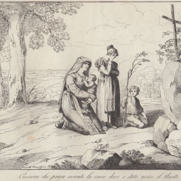 Pinelli, Ciociara che prega, 1815
