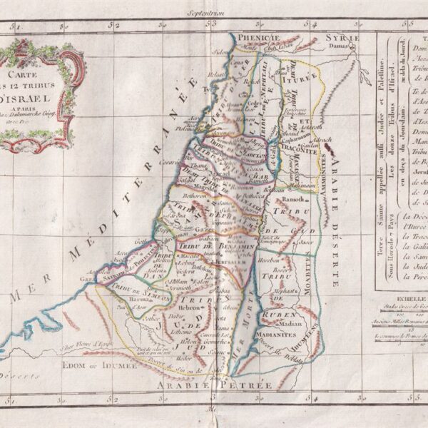 Israele, C.F. Delamarche, 1816