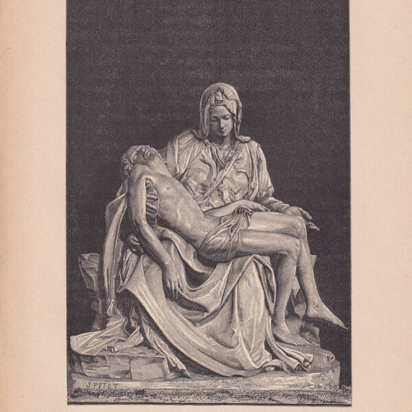 La Pietà, Da Michelangelo, 1893