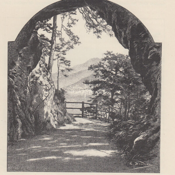 Bellaggio, Grotte di Villa Serbelloni, 1890