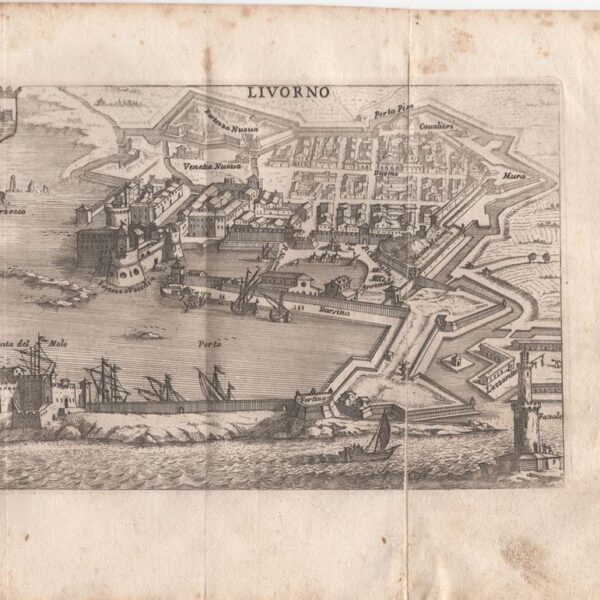 Mappa di Livorno, Scoto, 1761