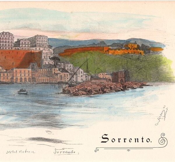 Wilhelm Allers, Sorrento, Hotel Victoria, 1890