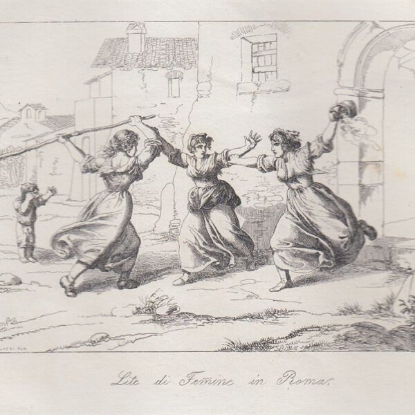 Lite di Femine in Roma, Pinelli, 1840
