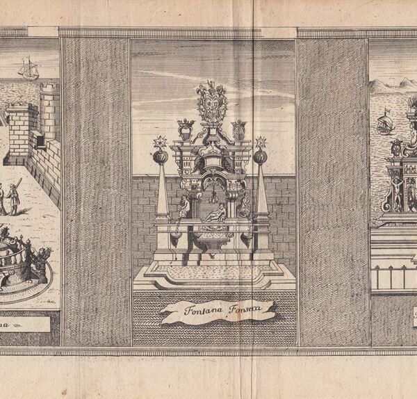 Napoli, Fontane Medina, Fonseca, di G. Nola, 1712