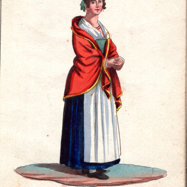 Donna di Palestrina, acquarello