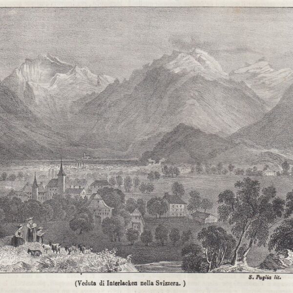 Interlaken, Svizzera, 1842