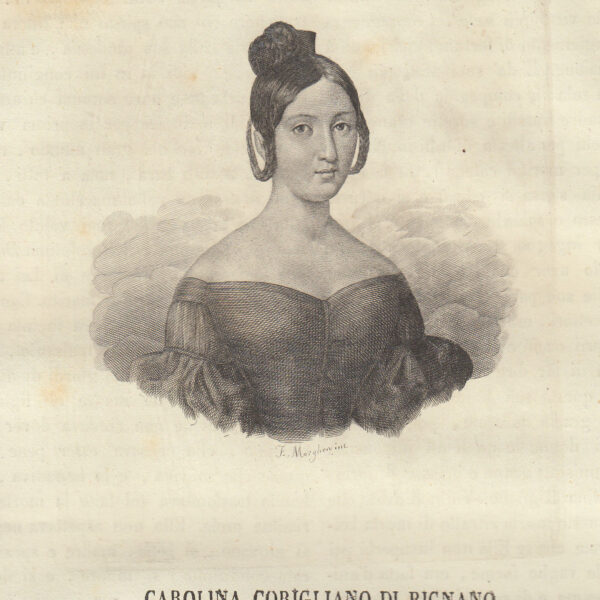Carolina Corigliano di Rignano, 1839