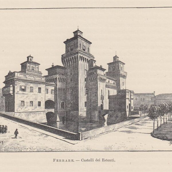 Ferrara, Castelli degli Estensi, 1890