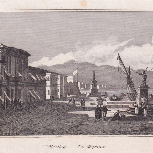 Messina, la marina, 1835