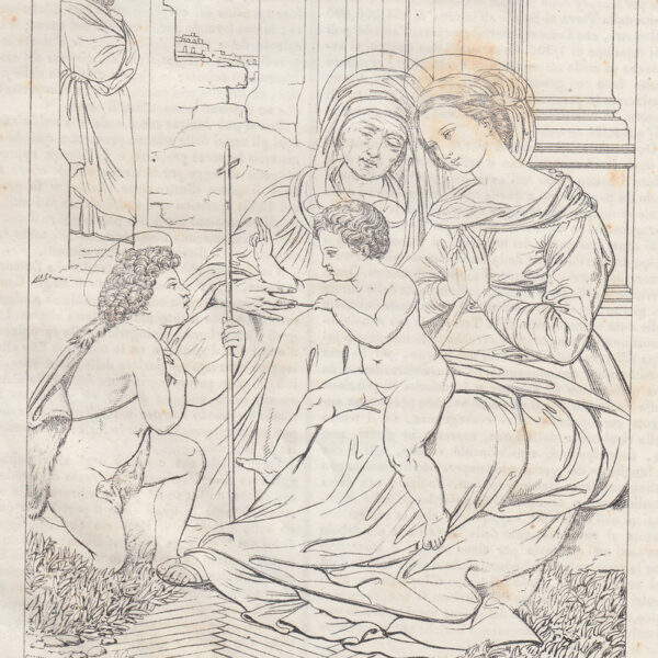 Sacra Famiglia, Raffaello, 1845