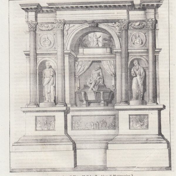 Montecassino, Sepolcro di Pietro Medici, 1838